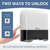 PLUSSEN Commercial Paper Towel Dispenser Wall Mount Adhesive 250+ Multifold