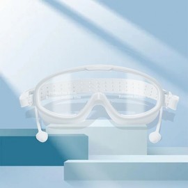 Adult Large Frame Swim Goggles Waterproof Anti-fog for Men and Women lf154 Free Size/Free Size Blue 15ea