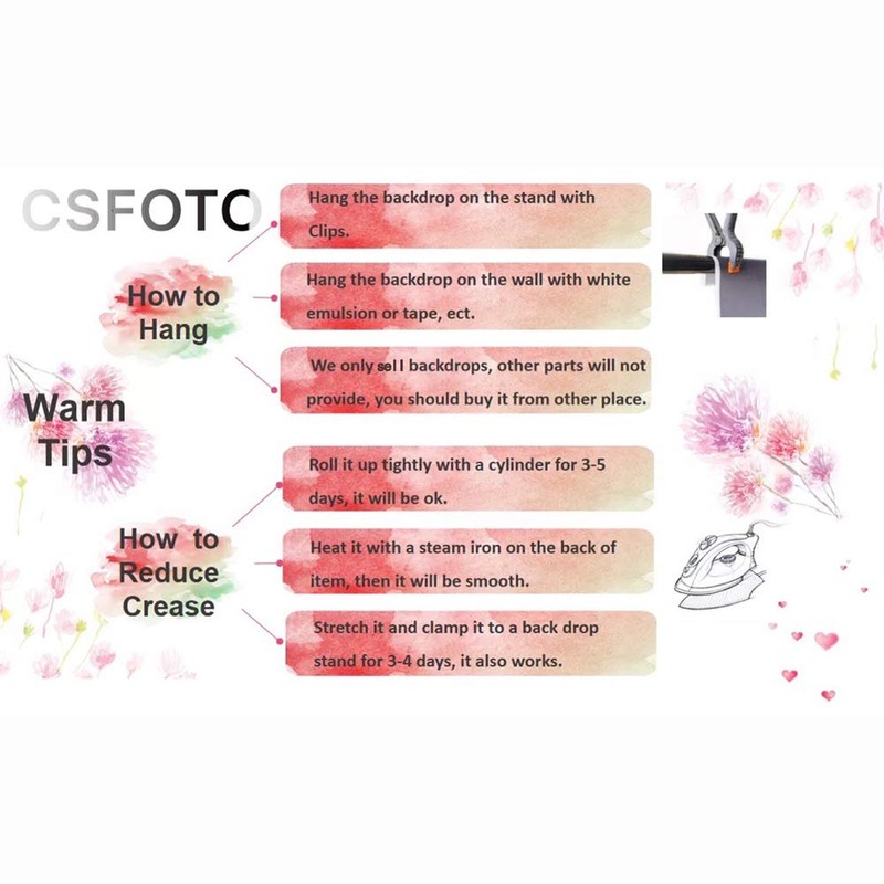 CSFOTO Polyester 8x6ft Big Bright Window Backdrop Zoom Room Background