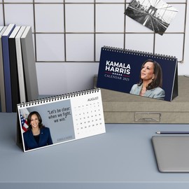 Kamala Harris Desk and Wall calendar 2025 for supporters Kamala, women Wall calendar - Style: Desk Calendar