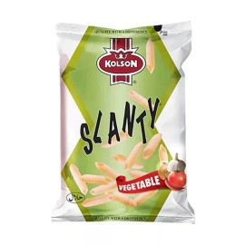 Slanty Vegetable Flavor Chips Cracker Indian Pakistani Snack Halal 3 Pack Kids