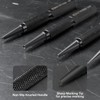 4-Piece Nail Punch and Center Punch Set, 1/32", 1/16", 3/32"&