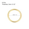 sourcing map O-Ring Buckle O-Rings 1.4 Inch (35 mm) for
