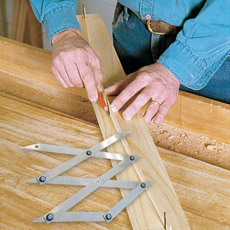 3 Point Centre Finder for Precisely Measuring, Woodworking Center Point