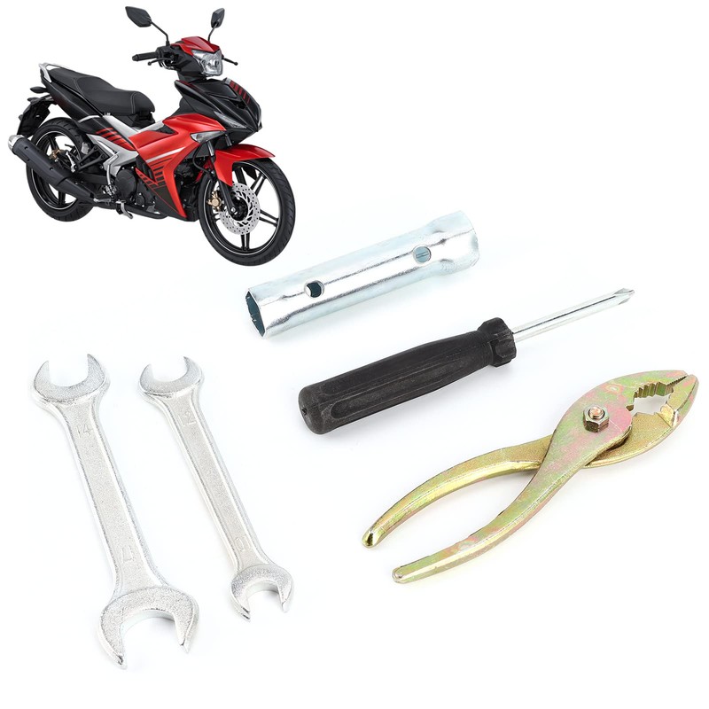 Universal Motorcycle Repair Tool Set Wrench + Screwdriver + Pliers