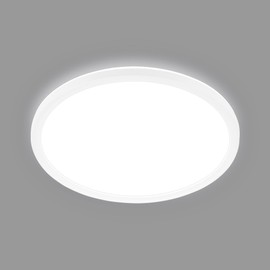BRILONER BRILONER - LED ceiling light efficiency class A, approx. 50,000 hours of light, 11W at 2400lm, flat LED panel, bright energy-saving ceiling lamp living room, kitchen lamp, living room lamp, 29x3 cm, white?