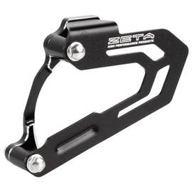 Zeta Case Saver with Cover Compatible with Kawasaki KX250 (2021-2023), KX250X (2021-2023), KX450 (2019-2023), KX450X (2021-2023) | Black | Crankcase Protection & Chain Damage Prevention ZE80-8110
