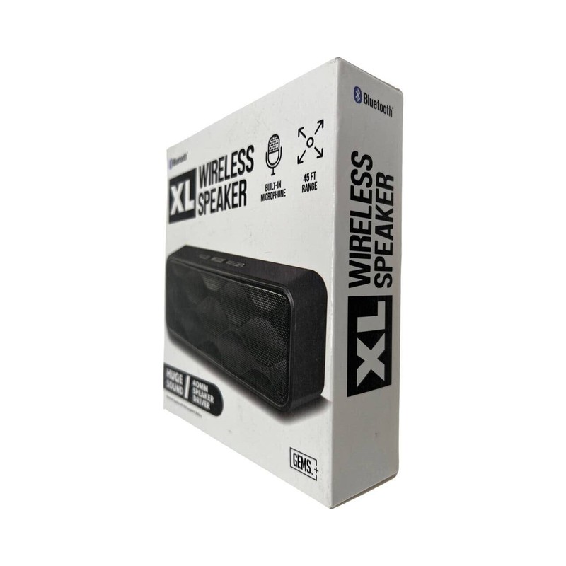 Gems Wireless Bluetooth Speaker - Black