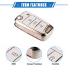 X AUTOHAUX Remote Key Fob Case for Volkswagen Golf 7