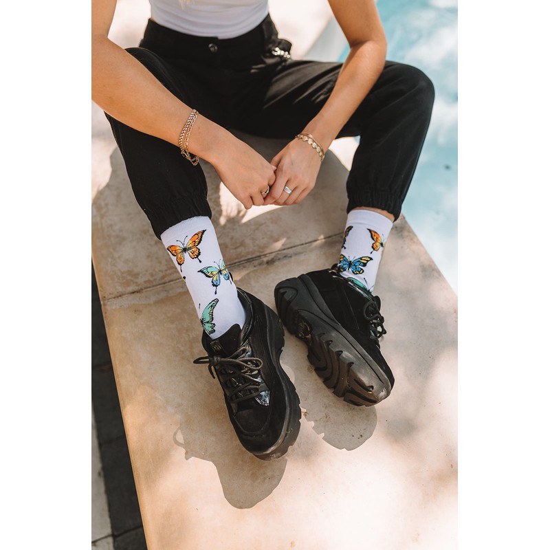 Cool Socks Novelty Crew Socks - Calcetines para mujer, diseño
