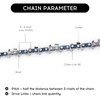 XCDMJ 4 Pack 6 Inch Chainsaw Chain for 6 Inch