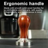 AMZCHEF Coffee Tamper 53 mm Espresso Tamper Stainless Steel Coffee