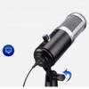 System-S Condenser Microphone USB Connection with Stand in Black