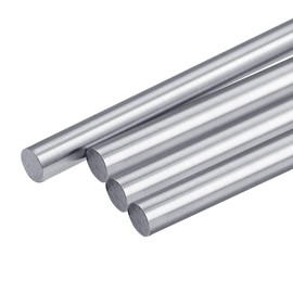 [4pcs/Pack] 6mmx 250mm Linear Motion Rod Shaft Guide, 4PCS 6mm Steel Rod for 3D Printer and CNC Machine (6mm Diameter, 250mm / 9.842 inch)