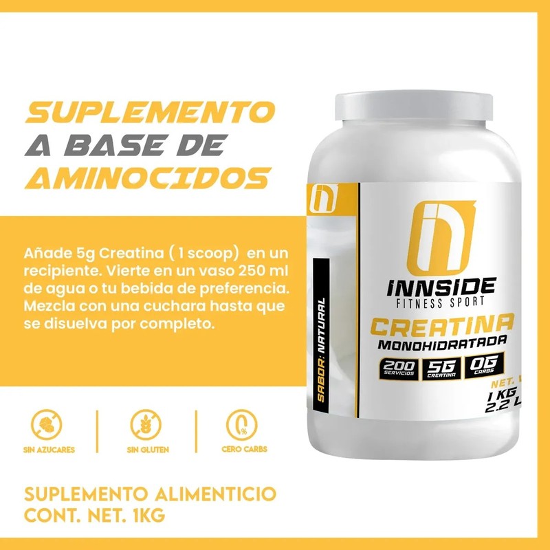 Innside Fitnes Sport Creatina 1 Kg