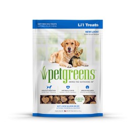 Pet Greens Natural Soft-Chew Dog Treats Infused with Supergreens Healthy Salmon, Flavor, 6 Ounces Per Pack (3 Pack Healthy Salmon)