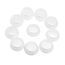 Tarros Crema Forma Hongo Plástico Transparente