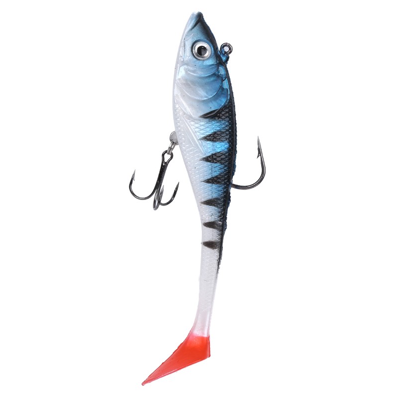 Coating T Tail Soft Artificial Simulation Lure Bait Sea Fishing