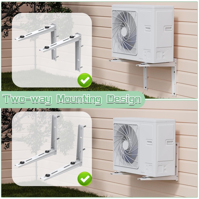 Memrita Mini Split Wall Mounting Bracket,Mini Split Bracket for Ductless