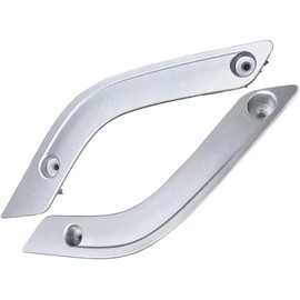 Unifizz 1RC72JAHAD 1RC72JAHAE Interior Door Handle Cover Car Inner Handle Trim Strip Panel Decor Sticker 2pcs Fit for Jeep Wrangler JK 2007-2017 Replacement Silver Tone