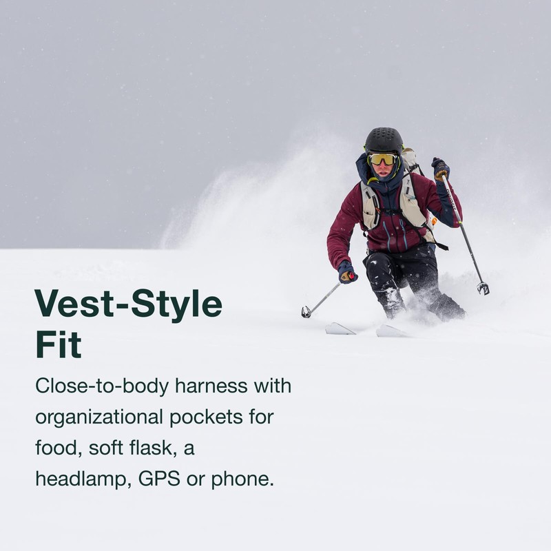 Osprey Firn 28L Ski and Snowboard Backpack, Elderberry Purple/Peppermint Green,