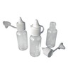 SHC Web 10 x 15ml Clear Plastic Dropper Bottle -