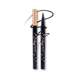 OZ LAB Beauty Fantasy Eyeliner Pen – Ultra-Fine Felt Tip, Waterproof & Smudge-Proof Liquid Eyeliner, 24H Long Wear, Jet Black, Quick-Drying, Cruelty-Free, 0.01 FL.OZ/0.4 ML