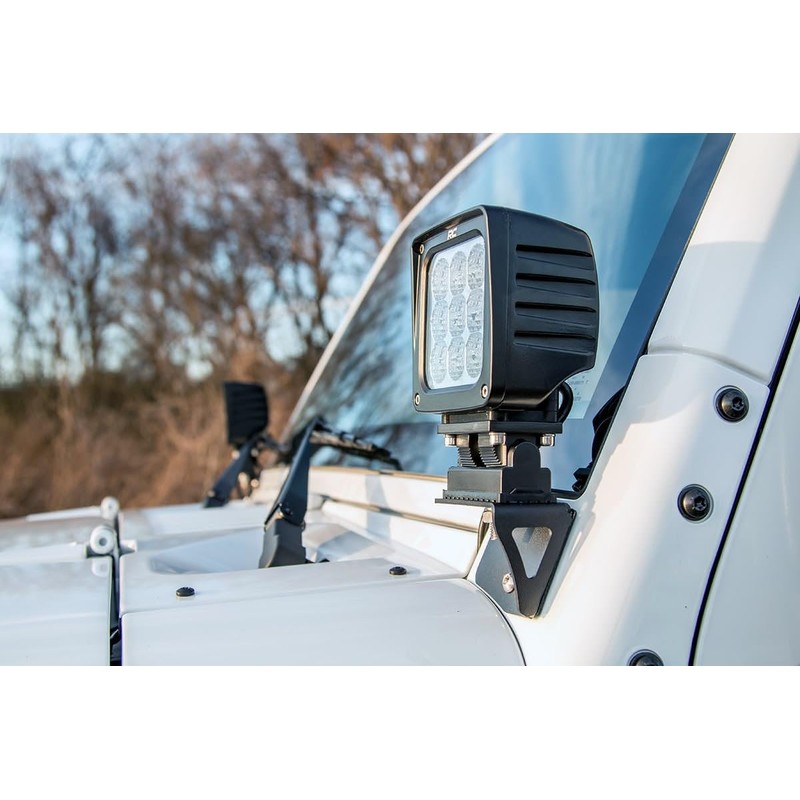 Rough Country Lower Windshield LED Bracket for 1997-2006 Jeep Wrangler
