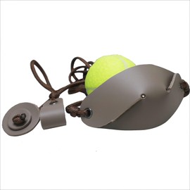 Leather Shepherd Strap Handmade Umbrella Rope Shepherd Strap Thrower Stone Old Style Slingshot Dog Ball Launcher(3packs)