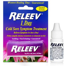 RELEEV 1 Day Cold Sore Treatment 6 mL (Pack of 2)