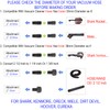 Universal Vacuum Hose Adapter Kit Reducer Attachment Set Converter from