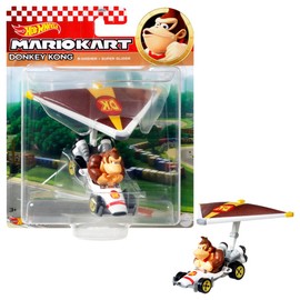 Hot Wheels Mario Kart Character Cars Collection Set, 4 Pack, Mario, Luigi, Donkey Kong, Princess Peach GVD30-956R