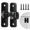 90/180 Degree Door Lock, Black Gate Flip Sliding Barn Gate