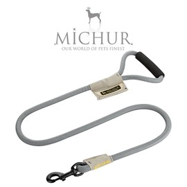 Michur Carola grey nylon lead for dogs available in different sizes