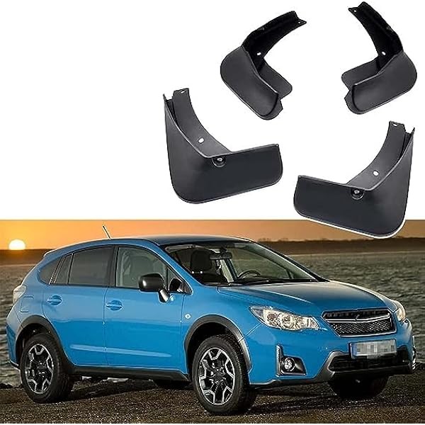 4 Pieces Car Mud Flaps for Subaru XV 2012-2017 Durable