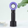 Wisoqu Portable Handheld Fan, Portable Mini USB Rechargeable Bladeless Fan,