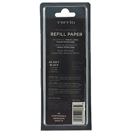 Cuccio 42 x Refill Black 60 Grit for Stainless Steel Pedicure File