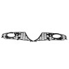 2pcs Front Bumper Fog Light Grille 5K0853665 Black Mesh Replacement