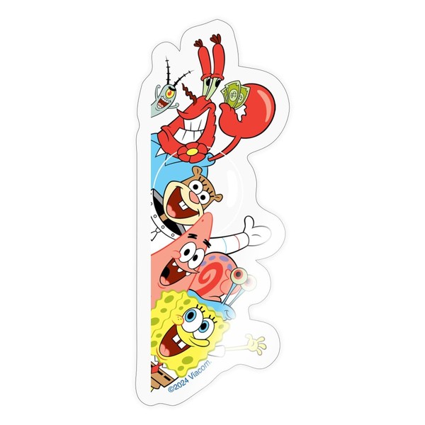 Spreadshirt Spongebob Squarepants Patrick Gary Sandy Mr. Krabs Sticker, 10