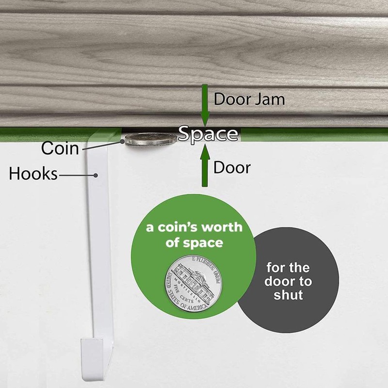 Over The Door Shoe Organizer - 24 Large Mesh Pockets|Door