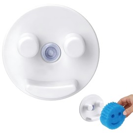 Soporte para esponja de fregadero compatible con Scrub Daddy y con Scrub Mommy, porta esponjas para lavatrastes, sujetador de estropajo para lavaplatos