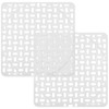 Coopay 2 Pack Kitchen Sink Mat Plastic Protect Mat PVC