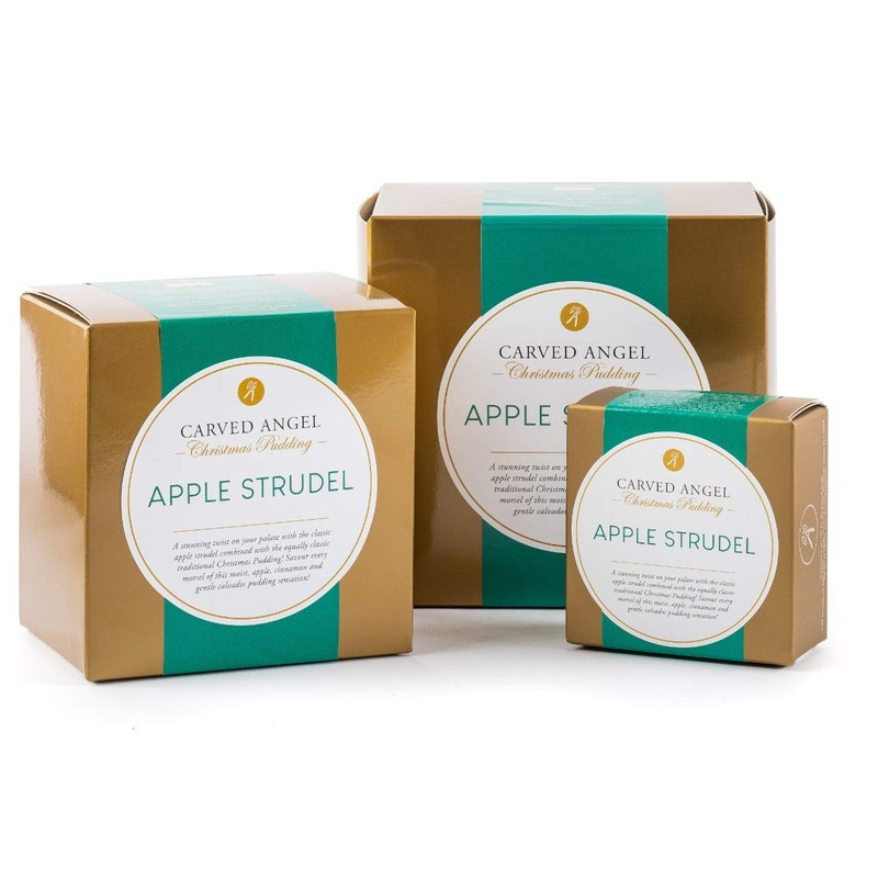 The Carved Angel - Apple Strudel Christmas Pudding - 120g,