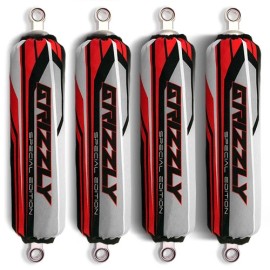Extreme Shop Red Shock Covers for Yamaha Grizzly 300 350 400 450 550 600 660 700 Limited Ed