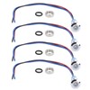 4 Set LED Indicator Light Signal 2Color Common Anode Waterproof