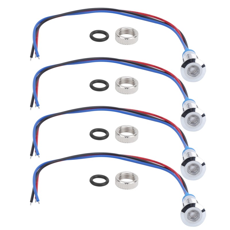 4 Set LED Indicator Light Signal 2Color Common Anode Waterproof