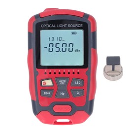 Optical Fiber Power Meter Single Mode Dual Wavelength 1310nm 1550nm Fiber Optic Light Source with RJ45 Line Finding