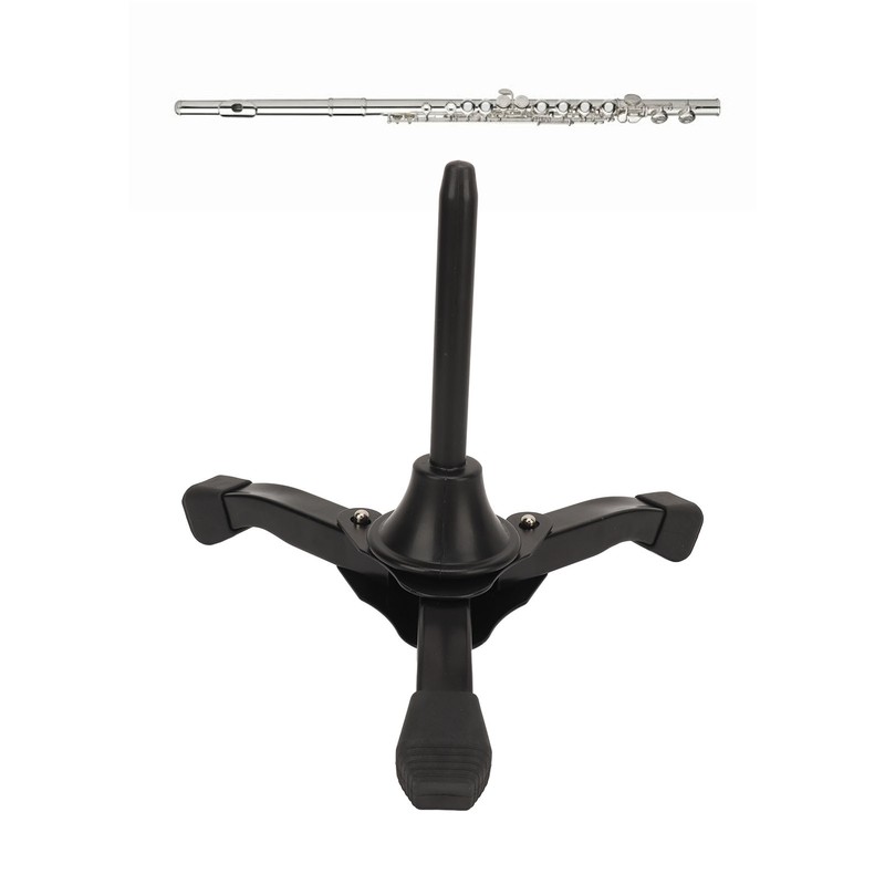 Flute Clarinet Tripod Holder Stand Foldable Portable Wind Instrument Stand