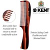 Kent 10T Large all Coarse Hair Detangling Comb, Wide Teeth