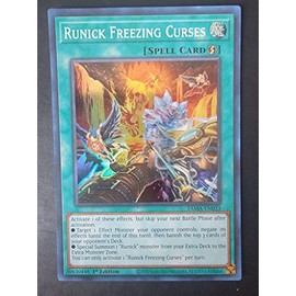Runick Freezing Curses - TAMA-EN033 - Tactical Masters - Super Rare - 1st Edition